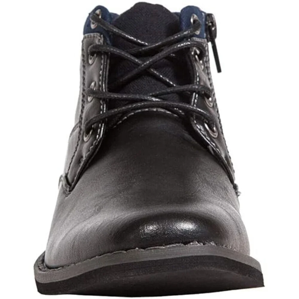 Deer Stags Irvine Boots Kids US 13 Black Memory Foam Round Toe Chukka JOBB1700